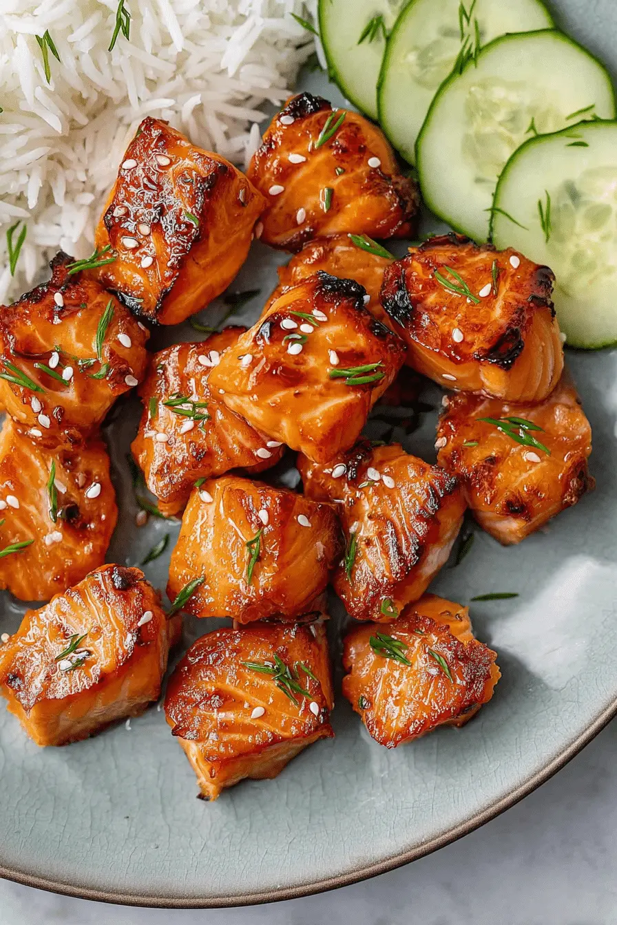 The Salmon Bites My Family Asks For — Air Fryer Salmon Bites in 15 Min