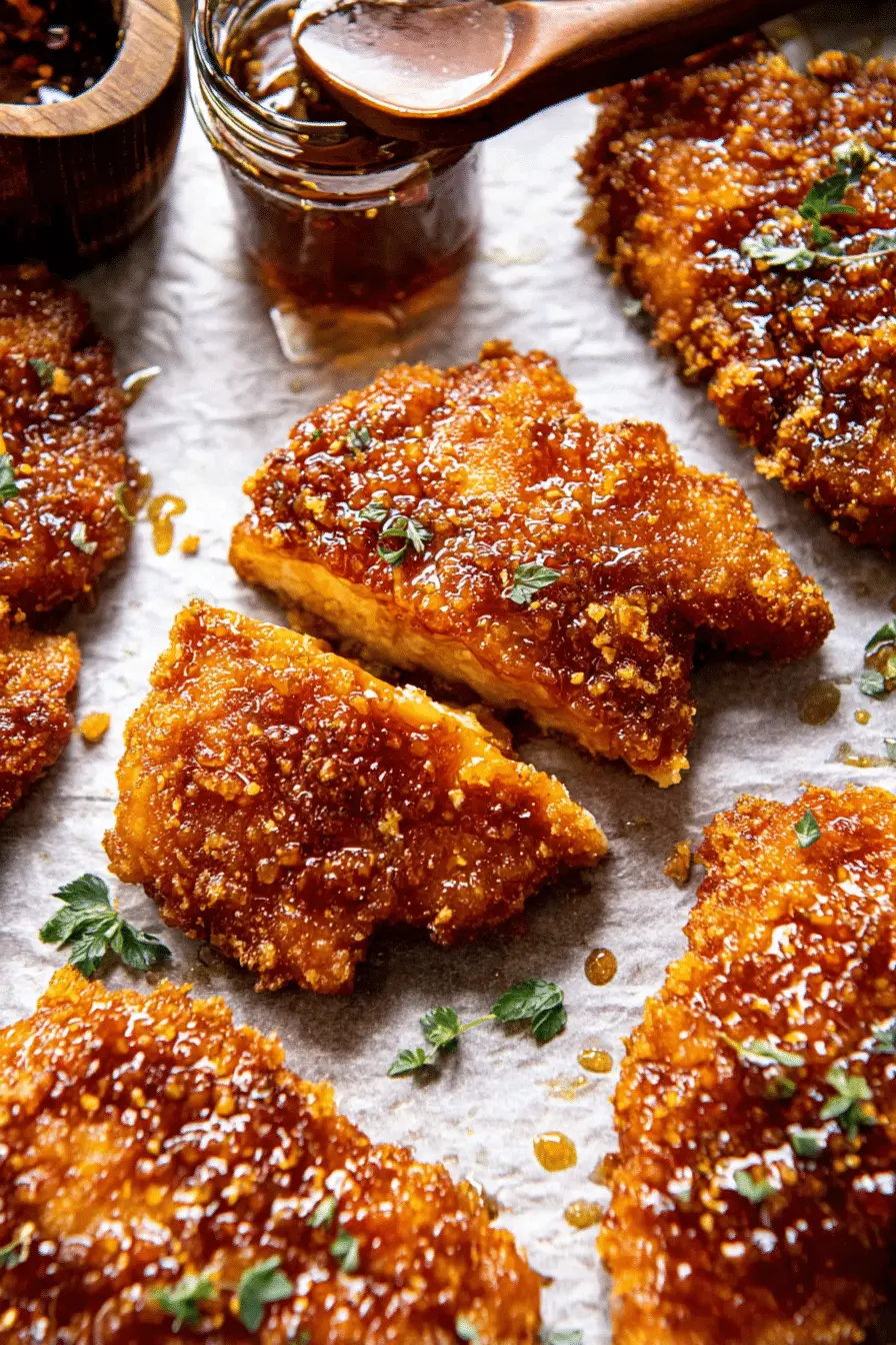 The Crispy Weeknight Favorite: Baked Crunchy Hot Honey Chicken