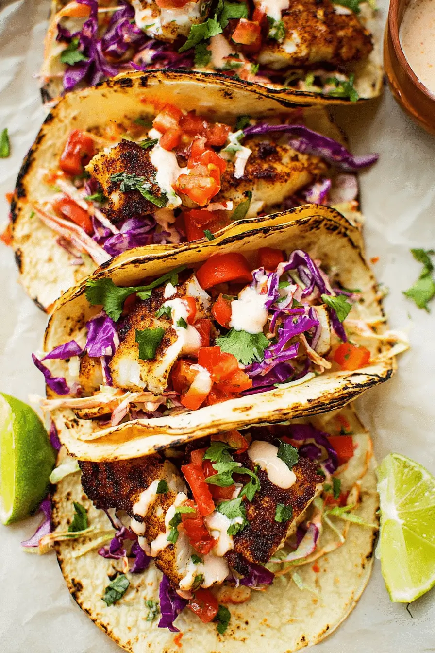 The Best Blackened Fish Tacos — Ready in 30 Minutes