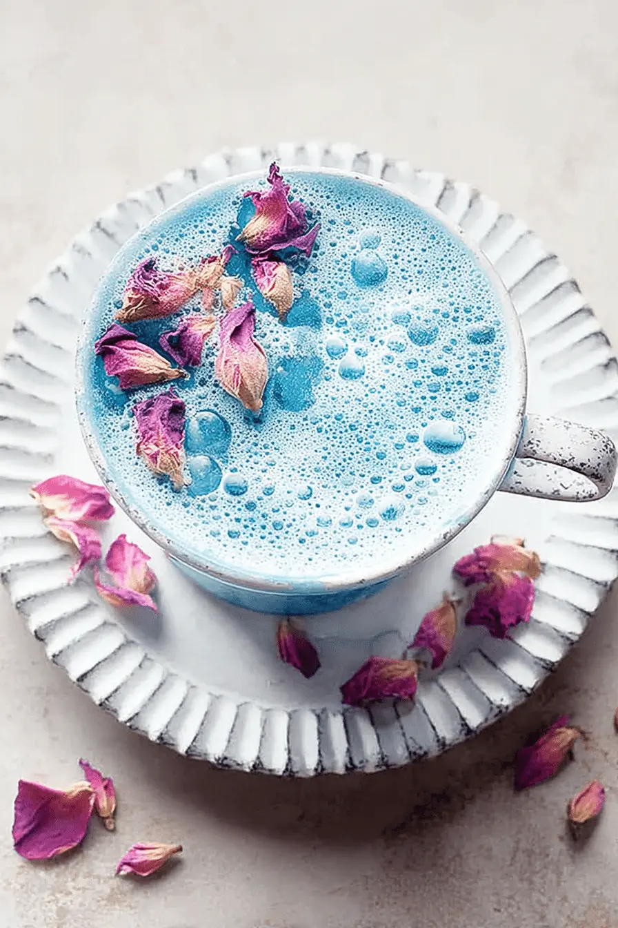 The Blue Butterfly Pea Flower Latte I Make to Brighten Mornings