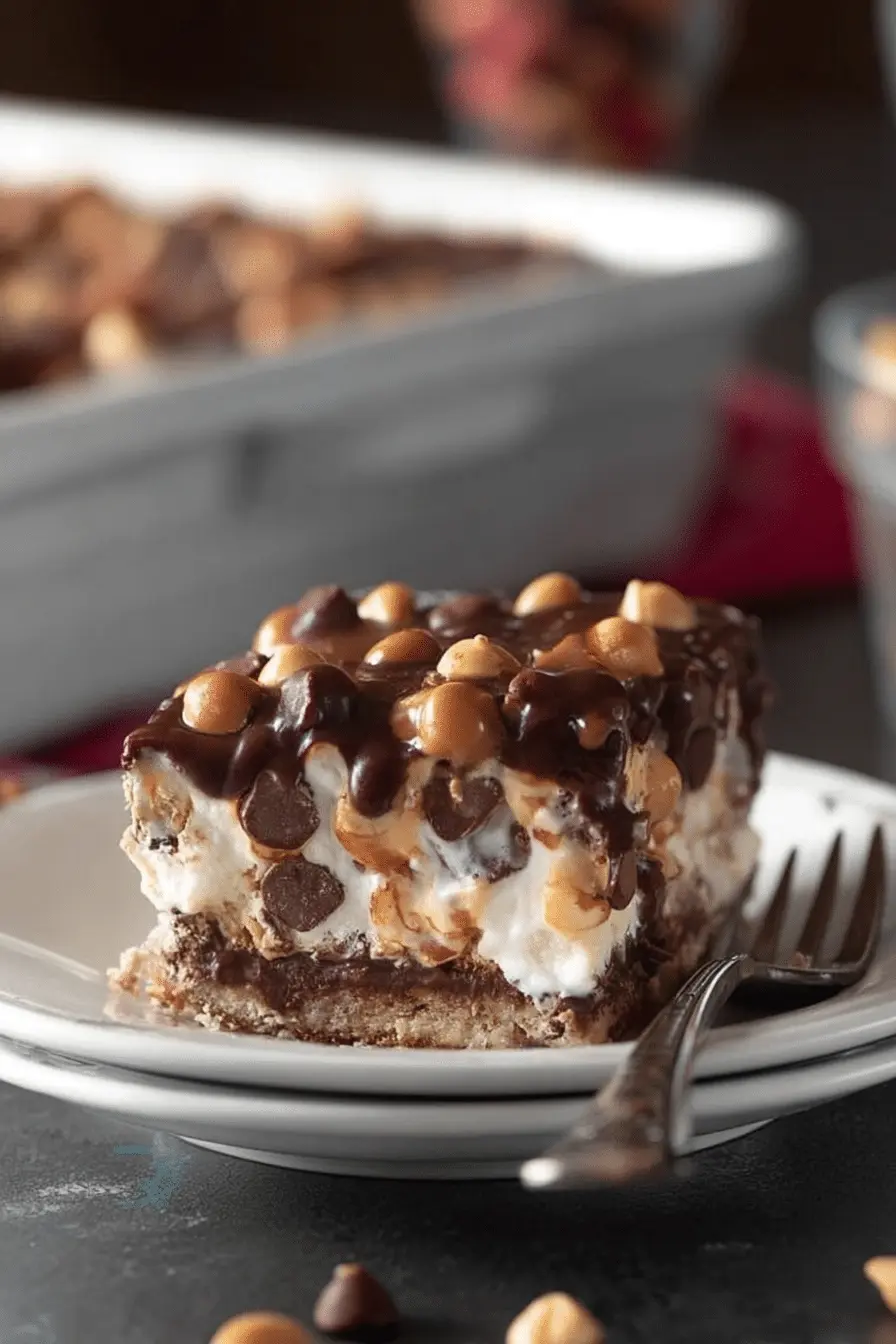 Easy Buster Bar Ice Cream Cake – A Nostalgic No-Bake Treat