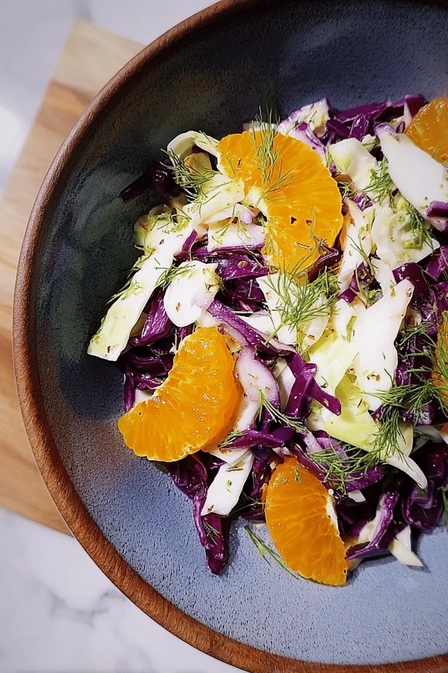 The Salad I Make All Week — Cabbage, Fennel & Citrus Salad