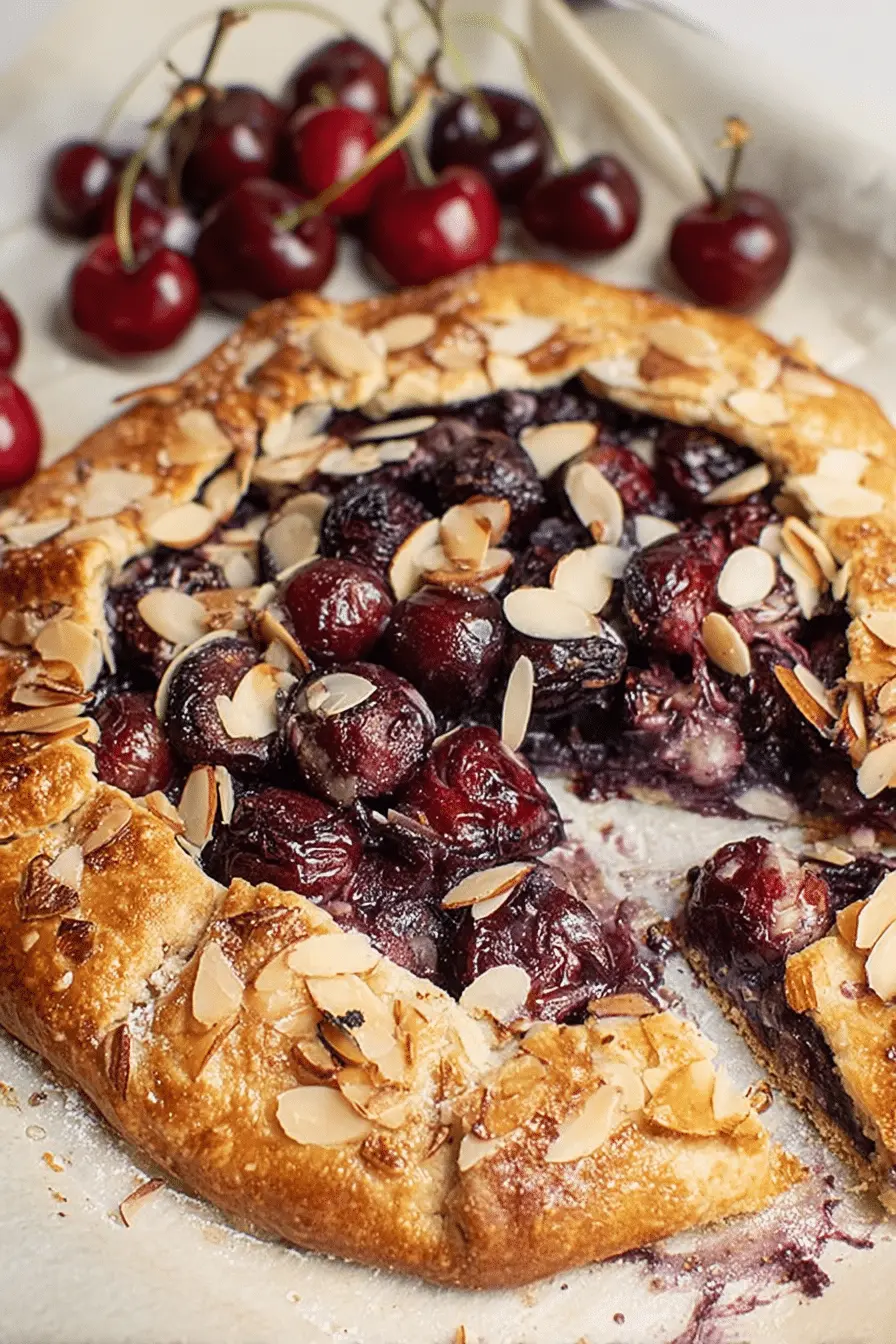 How I Make a Rustic Cherry & Almond Galette for Summer