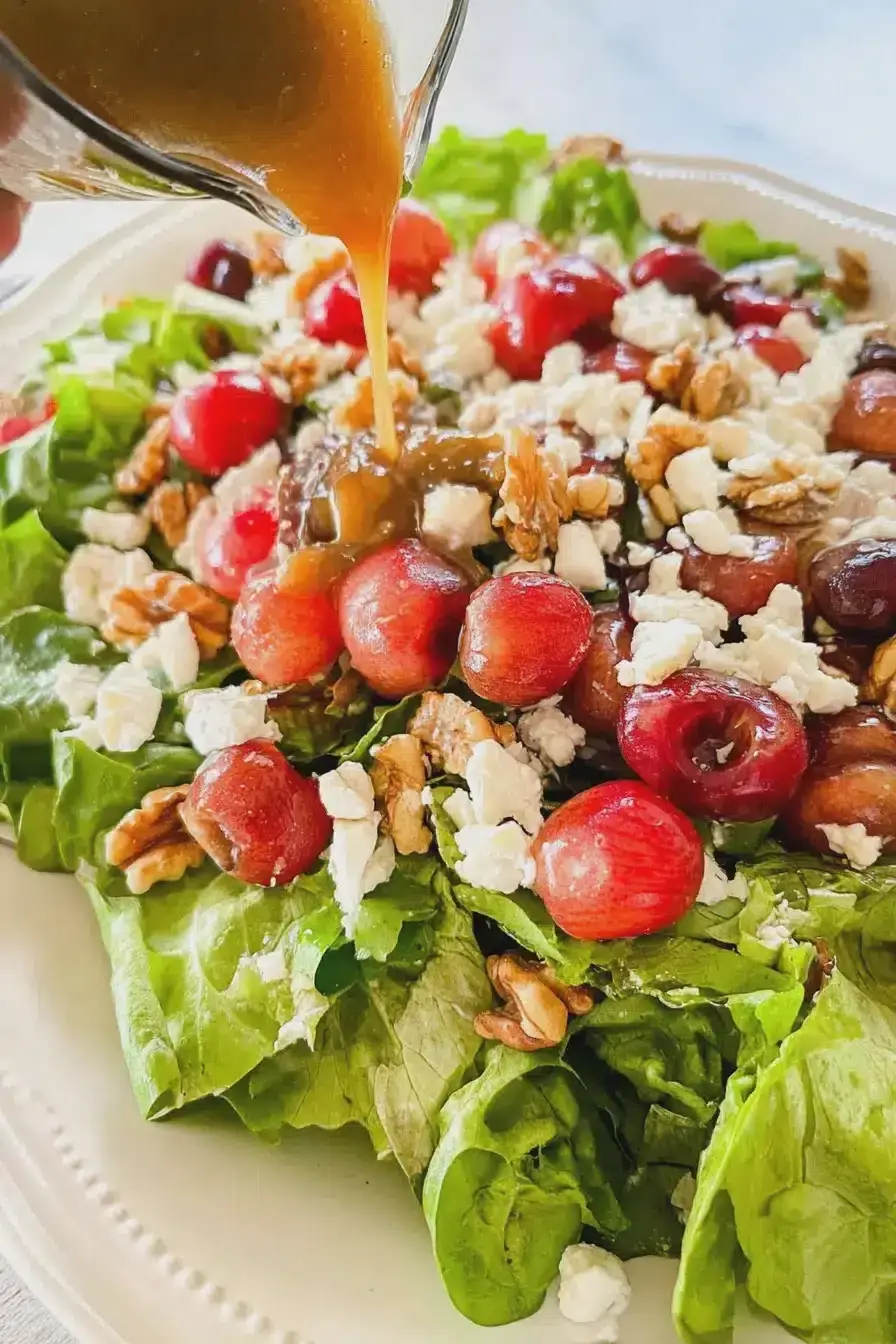 The 20-Minute Cherry Salad with Feta and Walnuts I Make All Summer