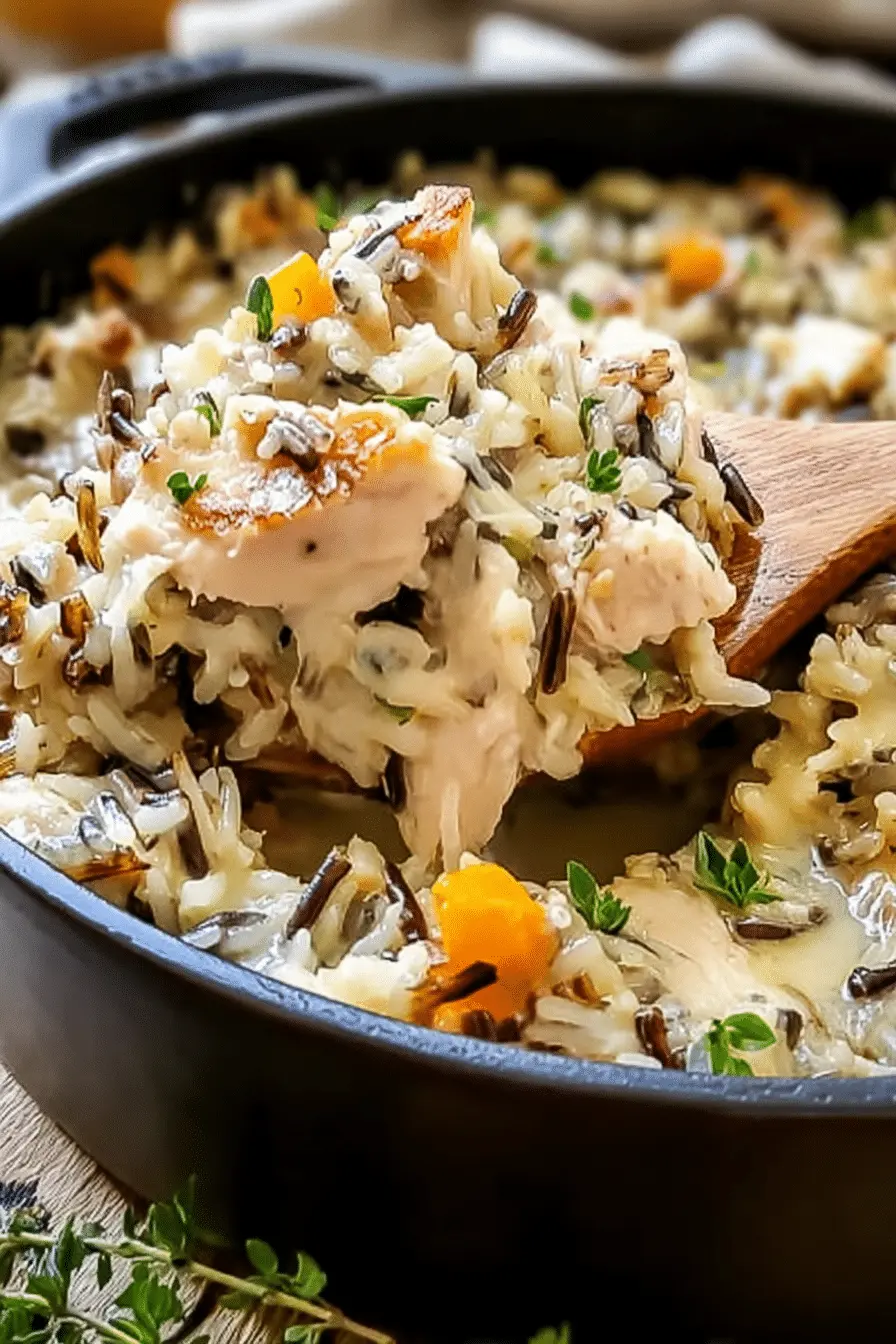 The Chicken Wild Rice Casserole I Make for Busy Weeknights