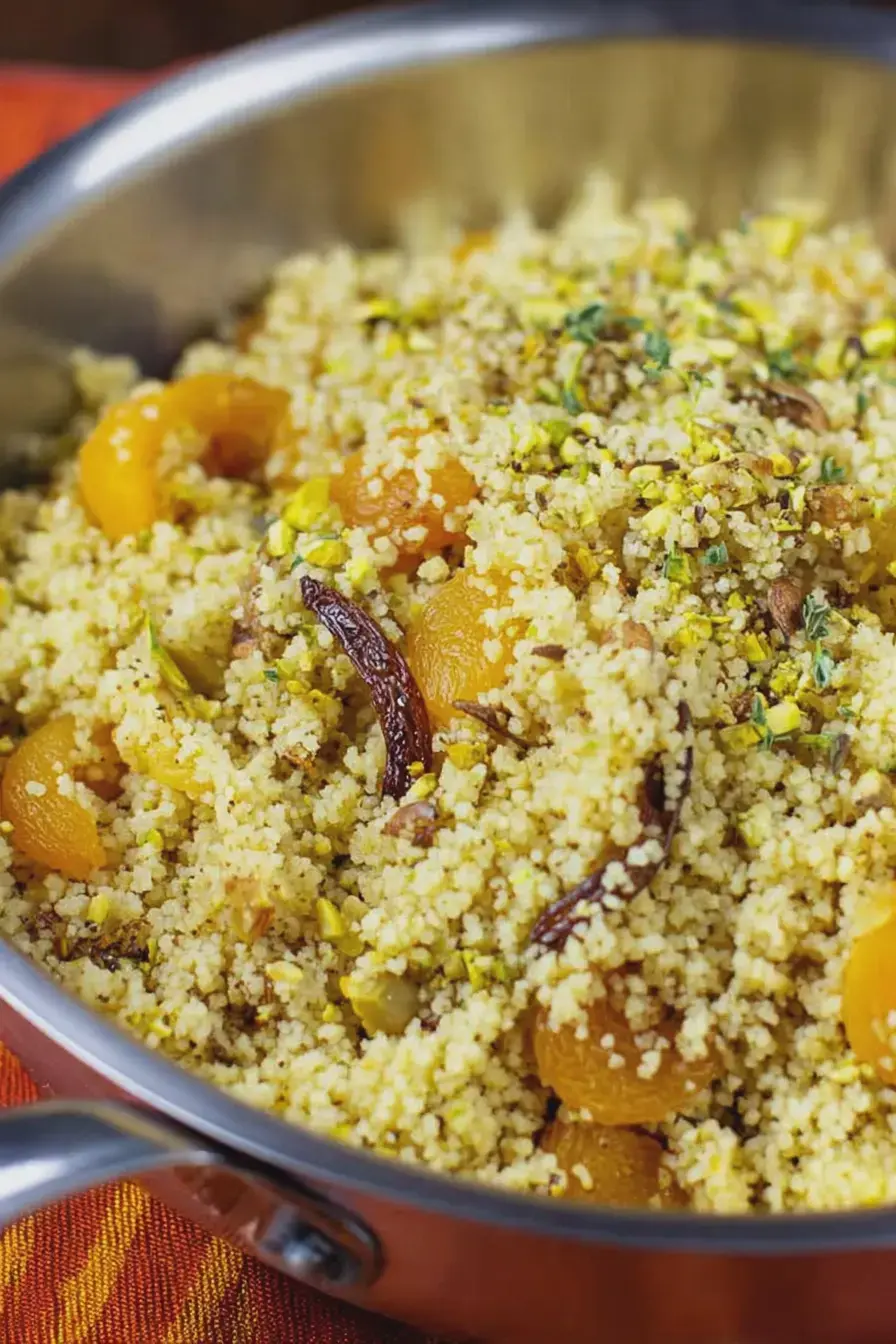 How I Make Couscous with Apricots and Pistachios — Ready in 20 Min
