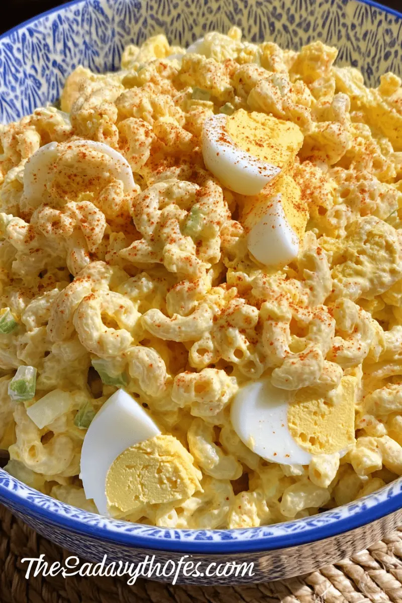 The Deviled Egg Macaroni Salad I Make for Every Potluck