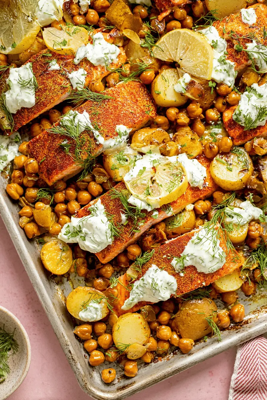The Easy Sheet Pan Salmon Dinner I Make Every Weeknight