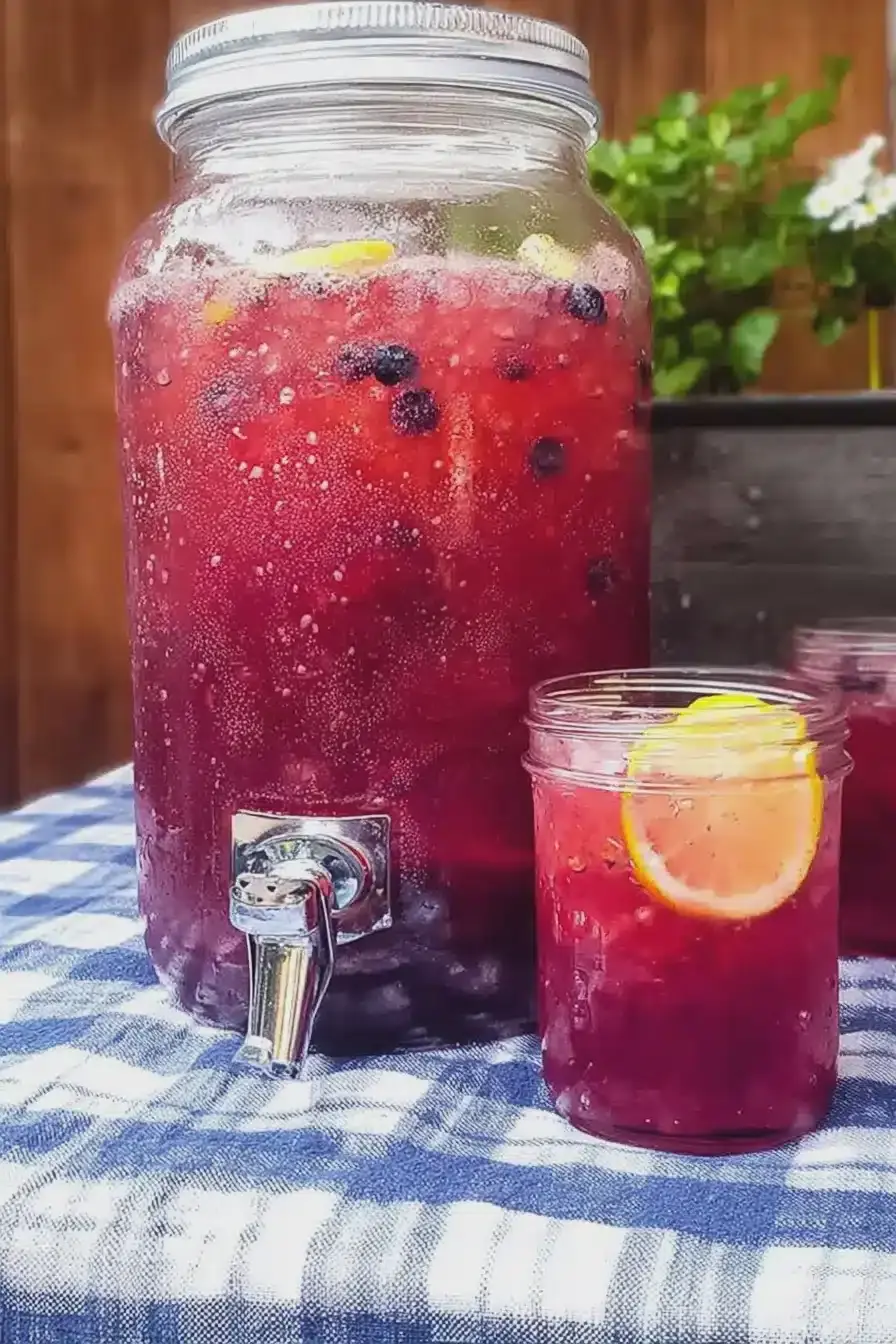 How I Make Frosty Blueberry Lemonade My Kids Can't Resist