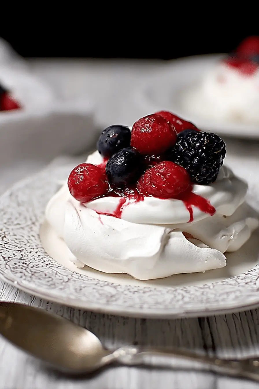 The Mixed Berry Pavlova I Make for Dinner Parties