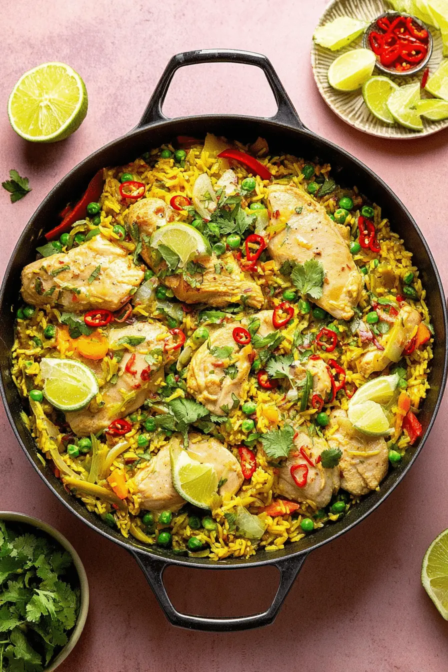 The One-Pan Thai-Inspired Yellow Curry Chicken & Rice I Make Weekly