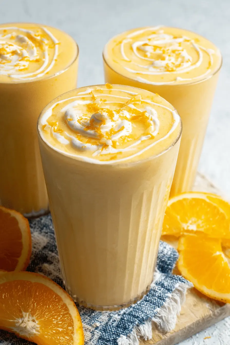 The Orange Creamsicle Smoothie I Make Every Busy Morning