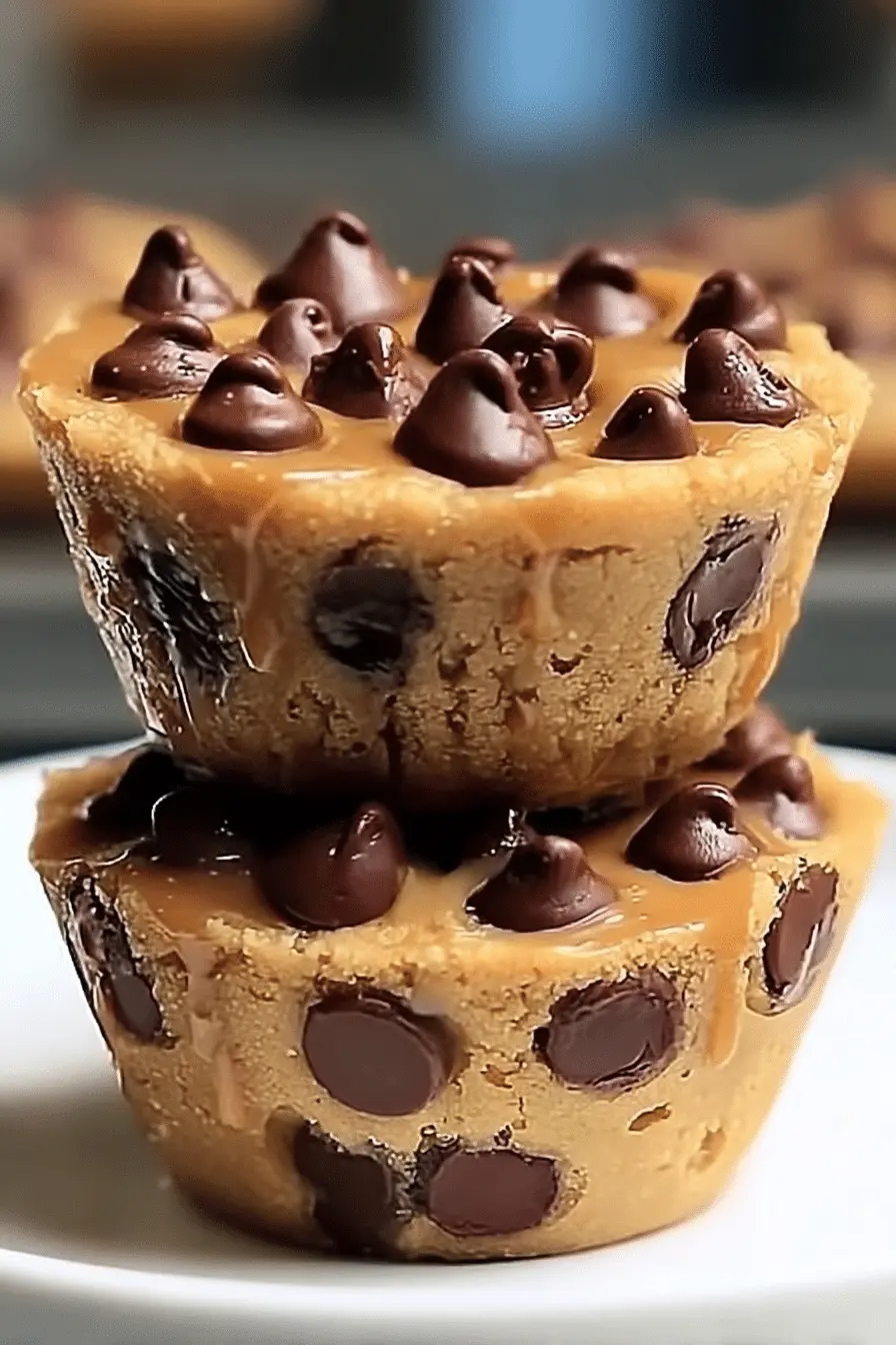 The Peanut Butter Chocolate Chip Cookie Cups My Family Asks For