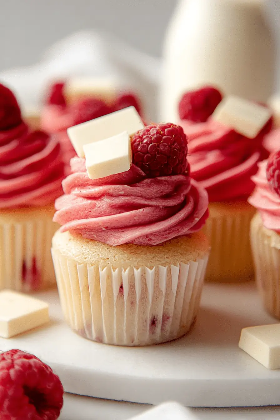 How I Finally Nailed Raspberry and White Chocolate Cupcakes