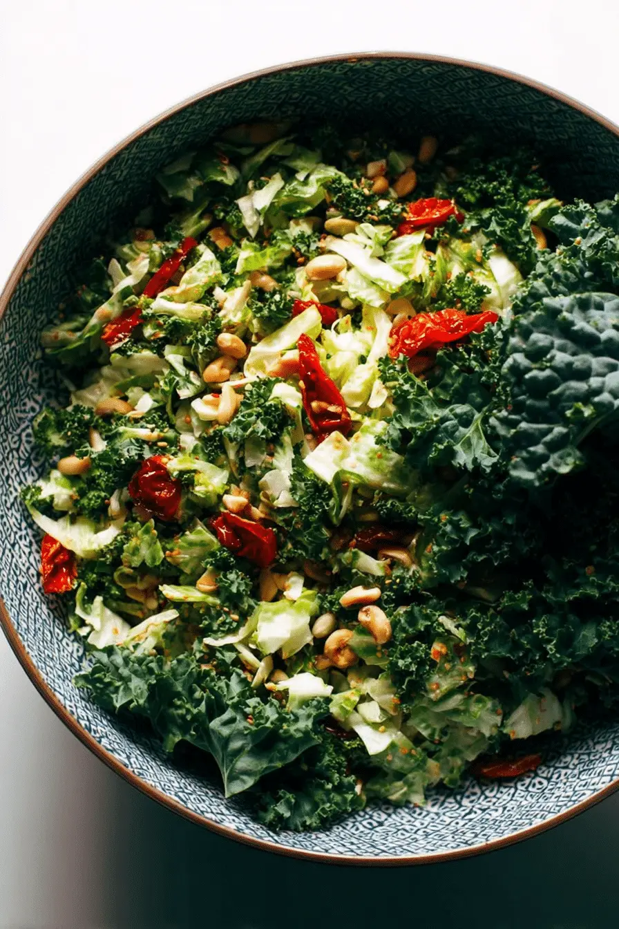 My Go-To Meal-Prep: Roasted Peanut Kale Crunch Salad