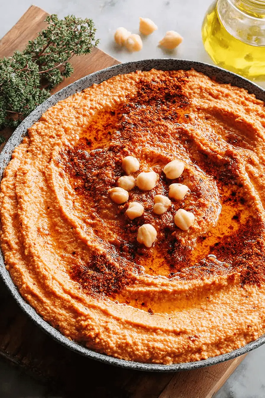 How I Finally Nailed Roasted Red Pepper Hummus in 25 Minutes