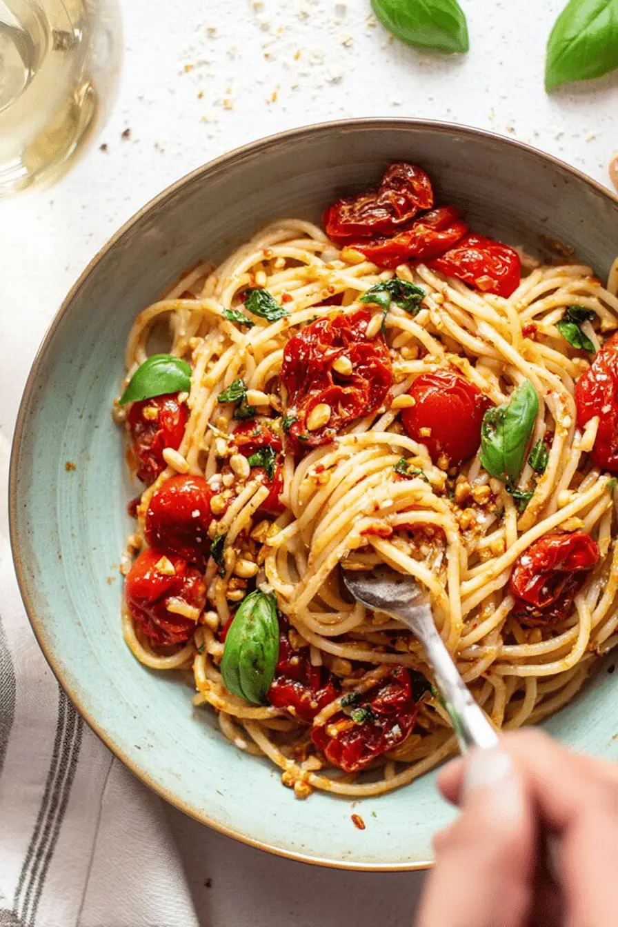 The Roasted Tomato and Basil Pasta I Make Every Week