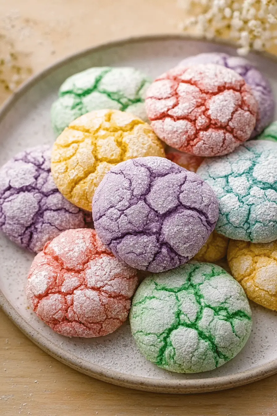 The Springtime Crinkle Cookies I Make for Every Quick Spring Party