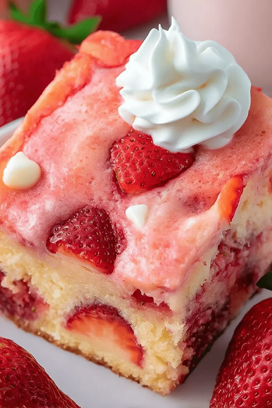 The Strawberry Cheesecake Cake My Guests Ask For Every Summer
