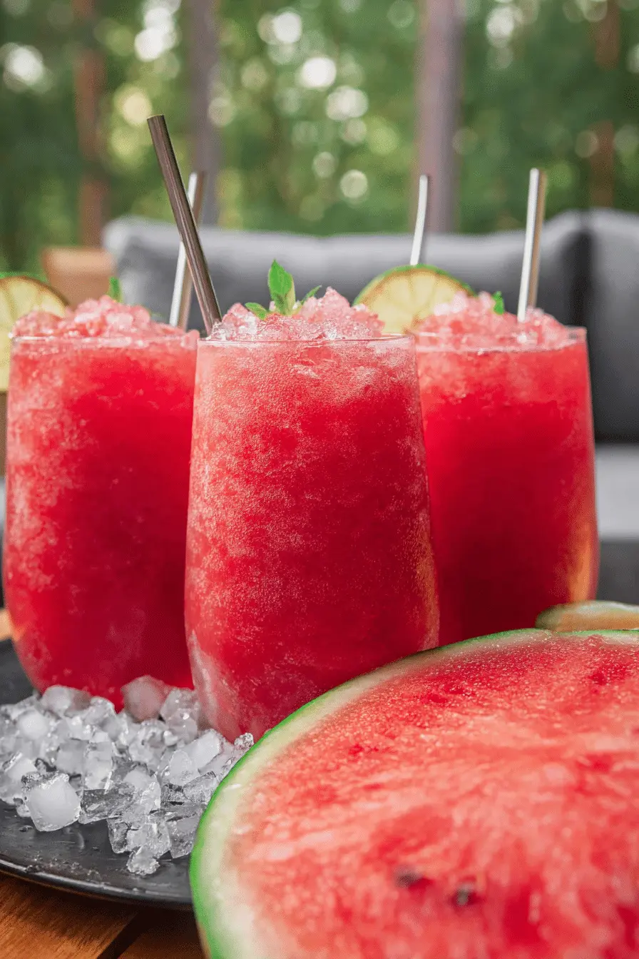 The 4-Ingredient Watermelon Slushie Recipe I Make All Summer