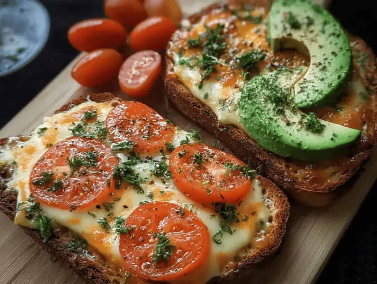 Satisfy Your Cravings with This Irresistible 10-Minute Tomato Avocado Melt Recipe