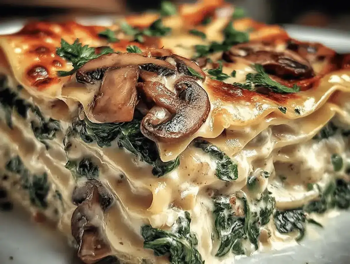 Creamy Spinach Mushroom Lasagna: The Ultimate Comfort Dish
