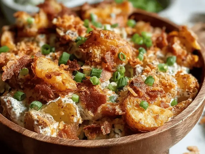 Crispy Smashed Potato Salad: A Deliciously Unique Twist on a Classic