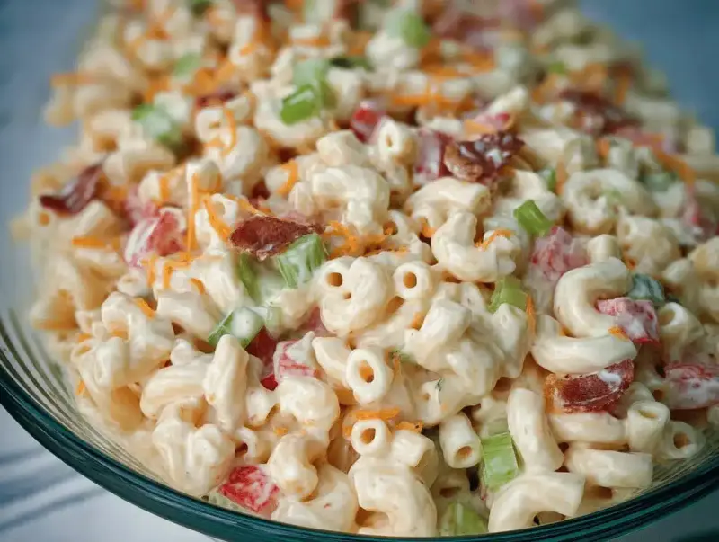 Guy Fieri's Mac-Daddi-Roni Salad: A Creamy Twist on a Classic!