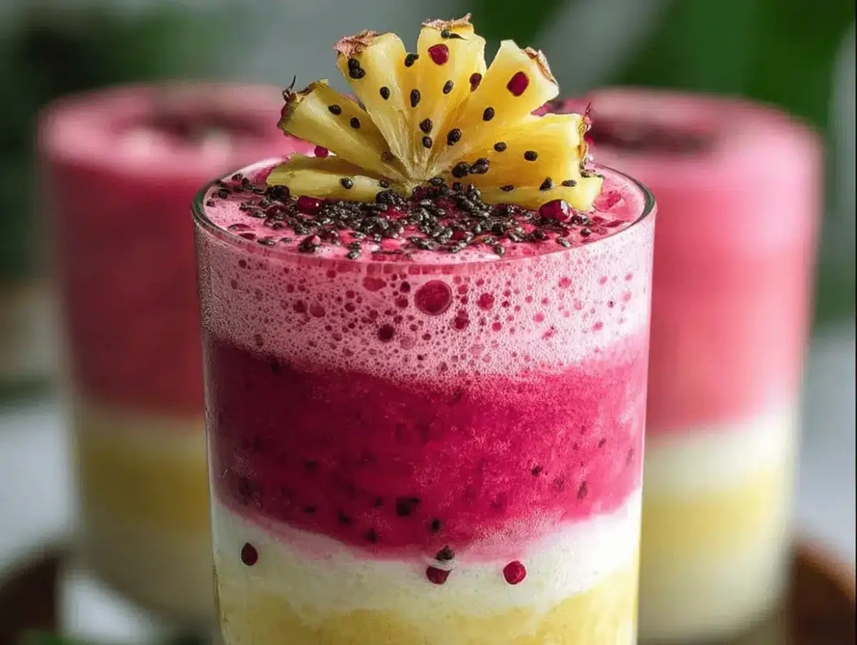 Indulge in a Tropical Paradise: Hibiscus Tea Pineapple Smoothie Recipe