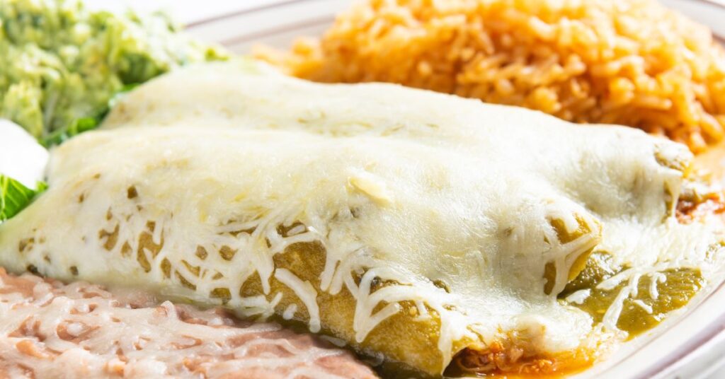 Easy Creamy White Chicken Enchiladas