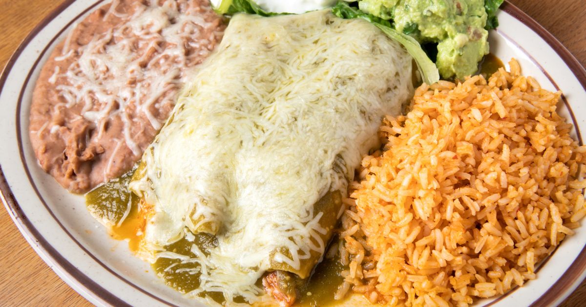 Easy Creamy White Chicken Enchiladas Serving Suggestions