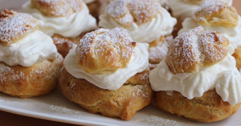 Cinnamon Cream Cheese Pastry Puffs