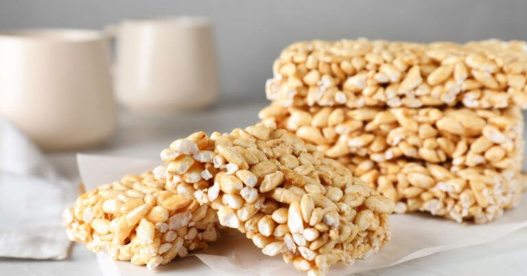 Salted Caramel Rice Krispie Treats