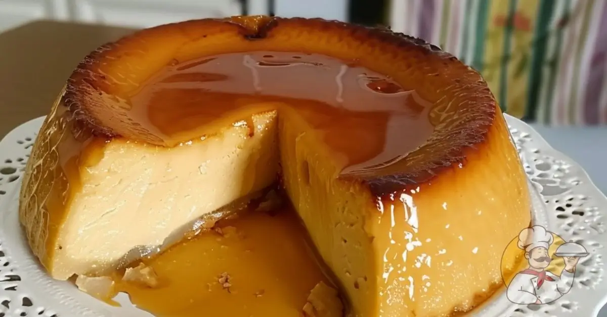 Flan de Queso Mascarpone y Yogurt Griego