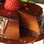 flan de chocolate