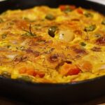 Tortilla de Bacalao y Pimientos