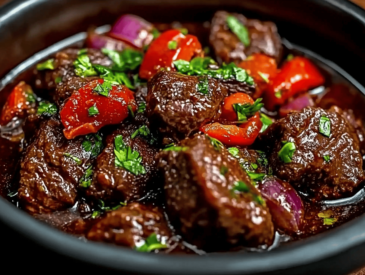 Carne de Res en Salsa