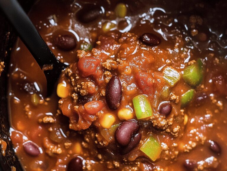 Easy Crockpot Chili Recipe - A Flavorful and Hearty Dish